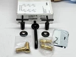 Kohler K-T14414-3-BL Purist Two-handle Wall-mount 9" Faucet Trim Matte Black. Fixed Price $499.01.