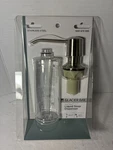 Glacier Bay 36674 Straight Nozzle Metal Soap Dispenser Satin Nickel. Fixed Price $19.75.
