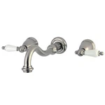 Kingston Brass KS312.PL Vintage 1.2 Gpm Wall Mounted Widespread - Nickel. Fixed Price $315.22.