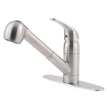 Pfister G13310SS Pfirst Series 1-HANDLE Pull-out Kitchen Faucet Stainless Steel. Fixed Price $111.46.