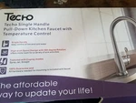 Techo Stainless Steel Kitchen Faucets Single Handle With Pull Down Sprayer. Fixed Price $83.99.