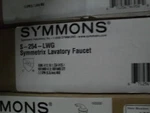 Symmons S-254-LWG Symmetrix Bathroom Lav / Kitchen Handle 3 Hole Faucet Chrome. Fixed Price $159.00.