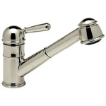 Rohl R77V3STN 1983 Single Metal Lever Italian Kitchen Faucet Satin Nicke. Fixed Price $1234.00.