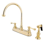 Kingston Brass KB375.BLBS Vintage 1.8 Gpm Standard Kitchen Faucet -. Fixed Price $217.72.