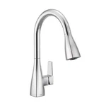 Moen Cleveland 76162 Slate Single Handle Kitchen Faucet Pull Down Sprayer Chrome. Fixed Price $63.91.