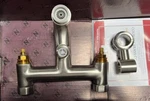 Rohl A2302/73LMSTN Handle Wall Mounted Tub Filler - Satin Nickel. Fixed Price $150.00.