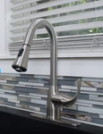 Tuscany Sharena One Handle Pull Down Kitchen Faucet Stainless Steel Finish New. Fixed Price $64.90.