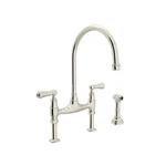 Rohl U.4719L-PN-2 Sink Fct Bridge Lvr Hdls W/spray. Fixed Price $3088.75.