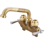 Central Brass 0469 Two Handle Laundry Faucet With Extended Hole Mount Legs. Fixed Price $82.88.