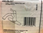 Delta Linden 4353-RB-DST Single Handle Pull-out Kitchen Faucet Venetian Bronze. Fixed Price $299.95.