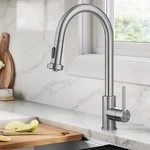 Kraus Bolden 2FUNCTION Single Handle Pull Down Kitchen Faucet Spotfree. Fixed Price $124.98.