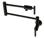 Kingston Brass Manhattan KS4105CML Pot Filler, Oil Rubbed Bronze. Fixed Price $226.43.