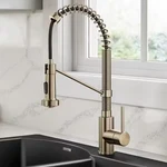 Kraus KPF-1610SFACB Bolden Pull-down Sprayer Kitchen Faucet Champagne Bronze. Fixed Price $219.99.