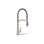 Kohler 23765-VS Tone Semi Professional Kitchen Faucet, Vibrant Stainless. Fixed Price $381.35.