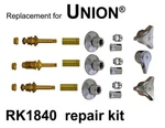 Union Brass RK1840 3 Valve Repair Kit. Fixed Price $74.80.