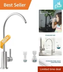 Mid Arc Brushed Nickel Drinking Water Faucet - Safe & Stylish Kitchen Solution. Fixed Price $54.14.