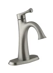 Kohler Lilyfield Brushed Nickel 1-HANDLE Single HOLE/4-IN Centerset Bathroom Fau. Fixed Price $34.99.