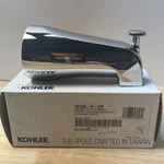 Kohler K-15136-S-CP Coralais Slipfit Diverter Bath Spout Polished Chrome, 138352. Fixed Price $25.00.