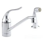 Kohler Coralais Kitchen Sink Faucet W/ Side Spray, Polished Chrome -. Fixed Price $245.27.