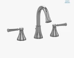 Toto Vivian Alta Widespread Faucet W/lever Handles Brushed Nickel. Fixed Price $85.00.