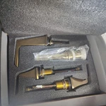 Proox Widespread Bathroom Faucet 2-HANDLE W/ Pop-up Assembly In Brushed Gold. Fixed Price $115.95.