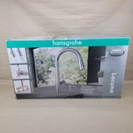 New Hansgrohe Lacuna Stainless Steel Optic High Arc Full Down Kitchen Faucet. Fixed Price $199.99.