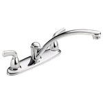 Delta Foundations B2310LF Two Handle Kitchen Faucet - Chrome. Fixed Price $90.16.