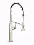 New Kohler Edalyn 28360-SN Pre-rinse Pro Spray Kitchen Faucet Polished Nickel. Fixed Price $565.00.