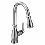 Moen Brantford 7185C One-handle Pulldown Kitchen Faucet Chrome. Fixed Price $177.00.