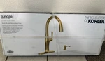 Kohler Sundae R29475-SD-2MB Single Handle Kitchen Faucet Brushed Brass. Fixed Price $139.00.