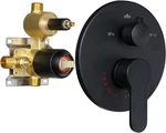 Wall Mount Pressure Balancing Shower Diverter Mixing Valve 3 Way - Matte Black. Fixed Price $71.99.