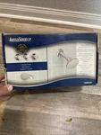 Aqua Source Three Handle Tub & Shower Faucet Chrome Finish New Open Box.. Fixed Price $24.99.