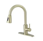 Bwe A-94034 Kitchen Faucet Brushed Gold Single Handle Deck-mount. Fixed Price $34.99.