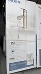 Moen Genta Hole Single-handle Bathroom Faucet Spot Resist Brushed Nick. Fixed Price $89.00.
