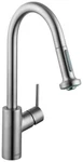 Hansgrohe 14877 Talis 1.75 Gpm Pull-down Kitchen Faucet Silver. Fixed Price $749.99.