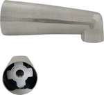 Westbrass E5074-1F-20 7" Reach Wall Mount Tub Spout Copper Pipe, Stainless Steel. Fixed Price $23.75.