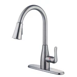 Glacier Bay Mckenna Single-handle Pull Down Kitchen Faucet Stainless Steel. Fixed Price $69.99.