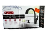 Delta Shiloh Single-handle Pull-out Kitchen Faucet Matte Black 19790Z-BLSD-DST. Fixed Price $118.64.