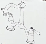 Brizo Tresa 62636LF-SS Stainless Bridge Bar/prep Kitchen Faucet. Fixed Price $789.95.