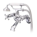 Kingston Brass KS266C Wall Mount Clawfoot Tub Faucet Hand Shower Polish. Fixed Price $203.00.