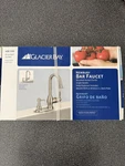 Glacier Bay Bar Faucet, Newbury # 408396, Brushed Nickel Finish Brand. Fixed Price $92.00.