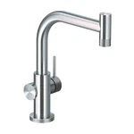 Hamat Knob Contemporary Bar Faucet In Brushed Nickel KNBA-4000-BSS. Fixed Price $249.00.