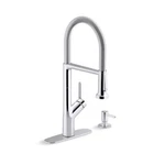 Kohler Setra 1 Hole Standard Kitchen Faucet In Polished Chrome K-R29343-SD-CP. Fixed Price $190.99.