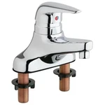Chicago Faucets Single Handle Centerset Bath Sink 0.5 Gpm. Fixed Price $142.68.