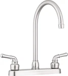 Lynden Modern High Arc Kitchen Sink Faucet - Metallic Plating Over Abs Plastic. Fixed Price $46.09.