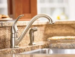 Moen 7840 Camerist Single Handle Kitchen Faucet Chrome Low Arc. Fixed Price $99.99.