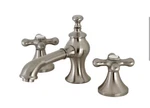 Kingston Brass Bathroom Faucet Brushed Nickel Widespread Vintage KC7068AX. Fixed Price $235.00.