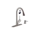 Kohler Setra Touchless Pull-down Sprayer Kitchen Faucet Vibrant Stainless. Fixed Price $336.00.