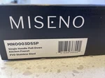 Miseno MNO003DSSP Mia Bar & Prep Faucet With Pull-down Spray Head Brushed Steel. Fixed Price $150.00.