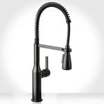 Miseno MNO500L Galleria Pre-rinse Single Handle Kitchen Faucet Black. Fixed Price $225.01.